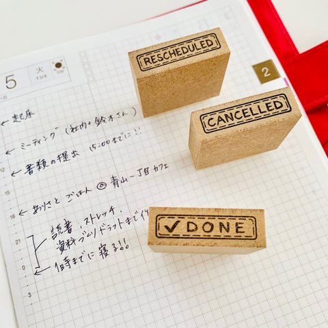 手帳が楽しくなる♪スケジュール管理スタンプシリーズ☆　やることリストや予定の管理の 手帳 はんこ