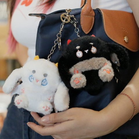 キーホルダーペンダント10cm 着せ替えぬいぐるみ 無属性 着せ替え人形 ミニ綿人形 コットンドール cotton doll