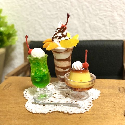昭和の純喫茶風スイーツセット1