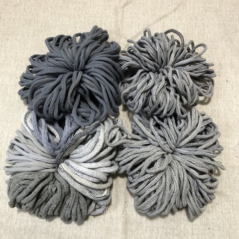 【靴下のハギレ】編み物素材（11）