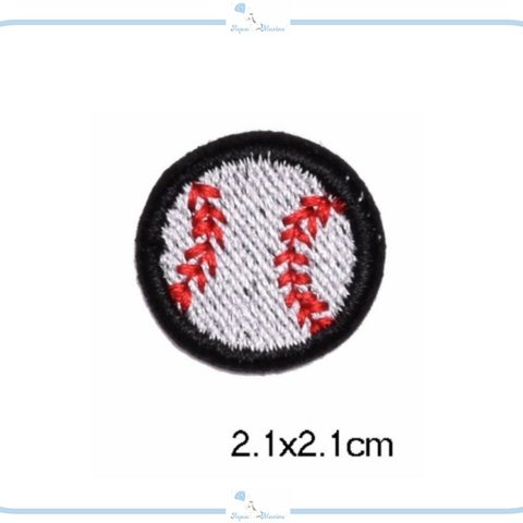 ES38 アップリケ 刺繍 ベースボール 野球 baseball 部活 スポーツ ハンドメイド 材料 リメイク 素材 手芸 アイロン ワッペン デザイン