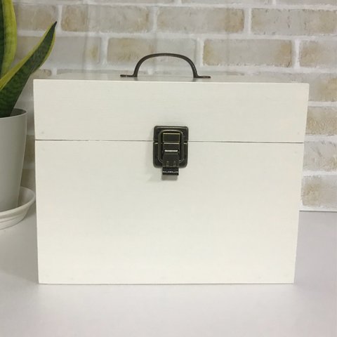 【完売】 CD収納BOX【クラシックホワイト】 ❤️