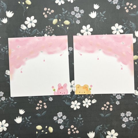 《送料込み》バラメモ❤︎2柄×15枚（30枚入）❤︎花より団子