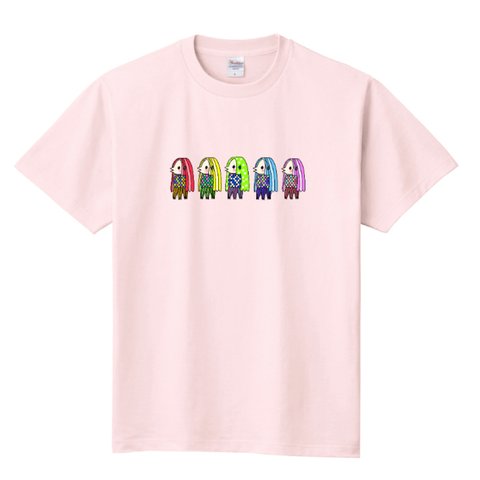 アマビエーズ☆ピンクTシャツ