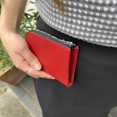 レディース財布(牛革タンニン鞣し革使用)