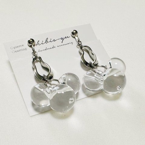 うるうるシルバーピアス/イヤリング