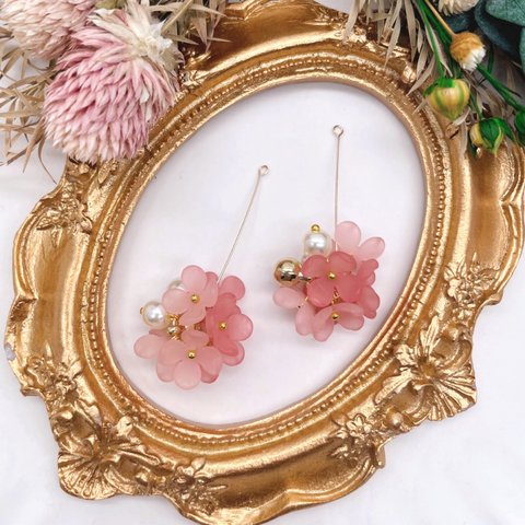 NEW♪ 【oripp7958chmm】【２個】flower bouquet charm