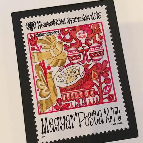 ちいさなartmuseum　　hungary　stamp