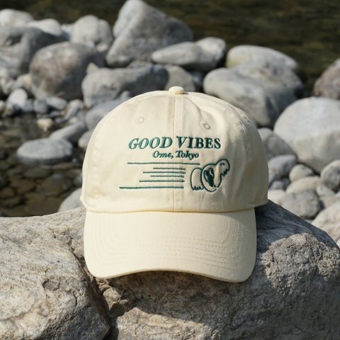 YELLOW / OME GOOD VIBES CAP 