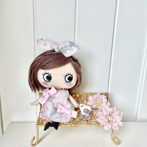 イーマリーちゃん　桜色のリボンワンピース＊ピンク