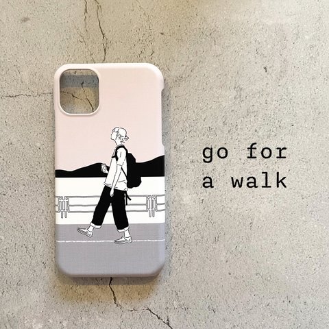 ✨iPhoneケース 『go for a walk 』
