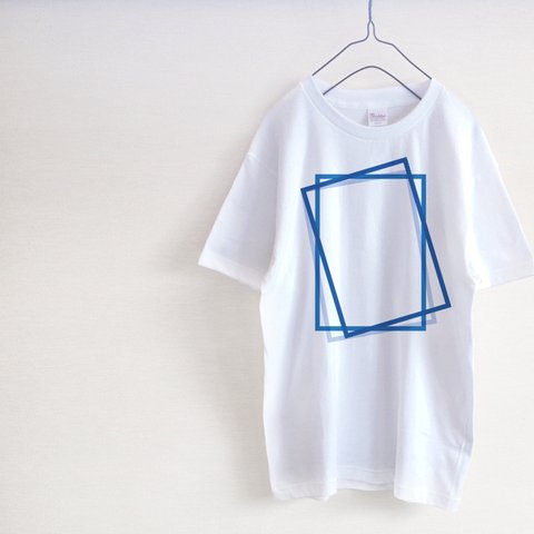 flame_blue　メンズ・レディース　Tシャツ