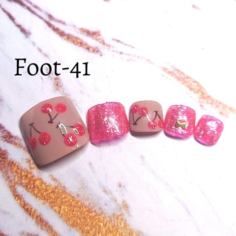 フットネイルチップ   Foot-41