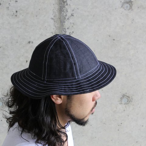 【HAT/DENIM L】デニム　ハット　バケットハット　帽子　