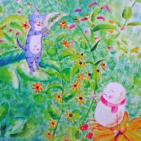 ✻ 野の花Ⅱ / ポストカード２枚 / no.34