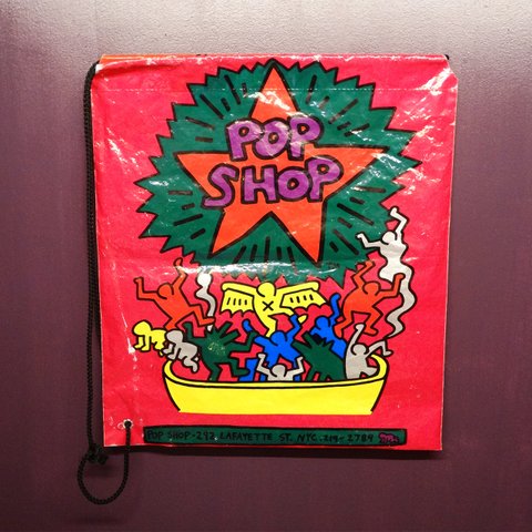 「Keith Haring」 POP SHOP vintage plastic bag