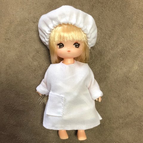 送料込み ミキちゃん マキちゃん 給食エプロン 帽子