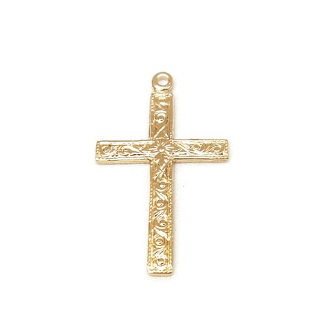 14KGF チャーム クロス No.5【1コ販売】(14K-303CM