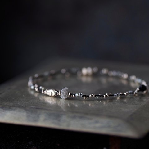 braid bracelet -rough･Diamond-