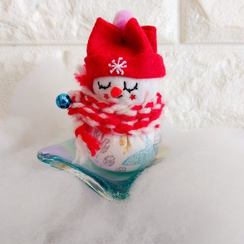 ほっこり雪ちゃん⛄🎄　青の子