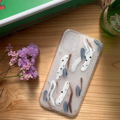 iPhone 11 Case (dot×line spice) No.②