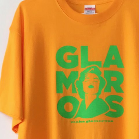 MOVIESTAR Tshirt 「グラマラス」 A-type （L）オレンジ　グリーン　【送料無料】