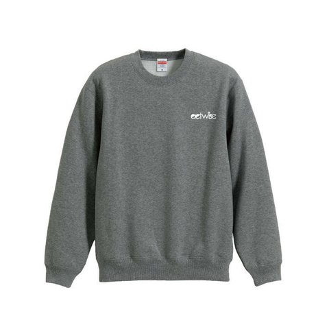 actwiseロゴ 裏起毛スウェット（Heather gray）