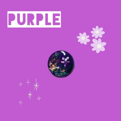【紫】【パープル】マスクピアス【推しカラー】