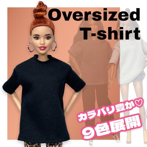 Barbie//バービー オーバーサイズTシャツ