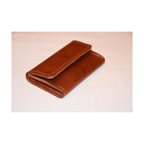 【受注制作】Card case / camel 1-30