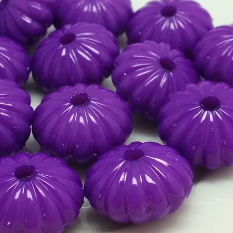 Flat pumpkin 16個☆Pop Purple