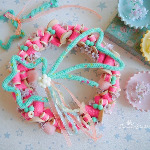 【SALE 6200円→4800円】Wreath ***bobbin Stella carina