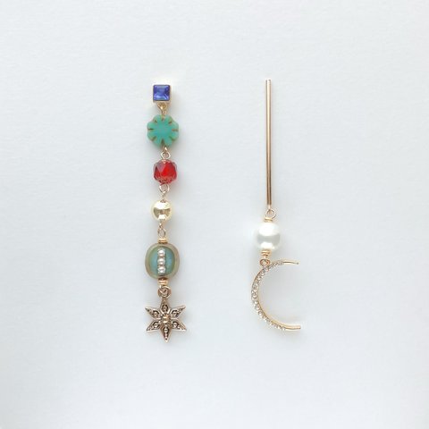 EARRING:「Noon」moonlight -Long