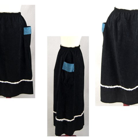 スエードスカート黒　M～Lサイズ