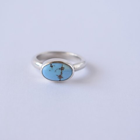 Goldenhill turquoise silver ring《silver 925》