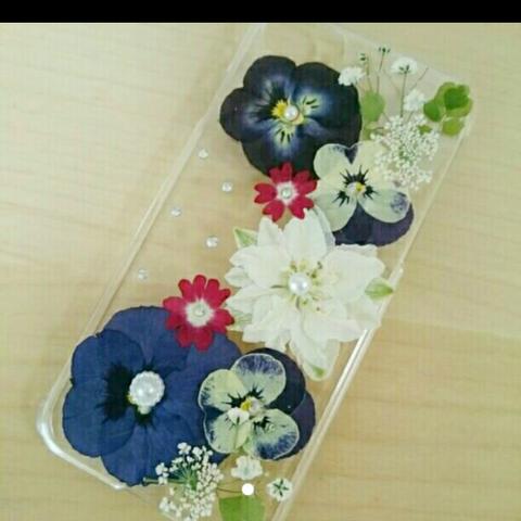 iPhone★押し花ケース★オーダー