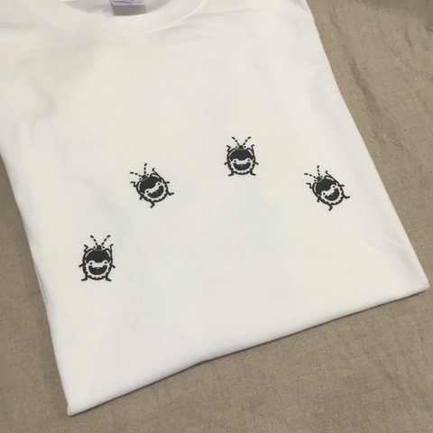 昆虫Tシャツ - アカスジキンカメムシ幼虫