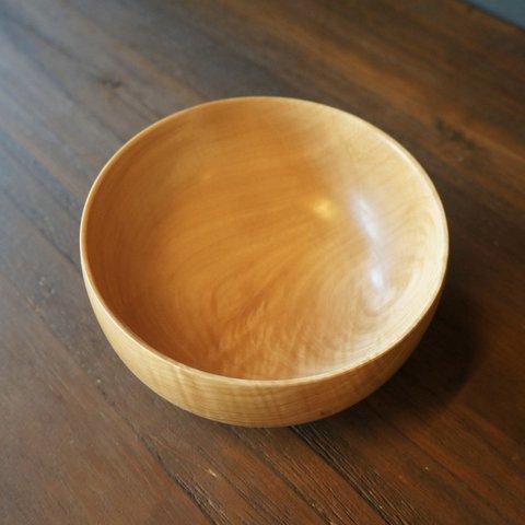 【木　皿　木製　食器　カレー皿】#171 トチ
