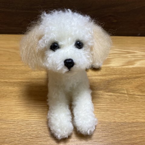 愛犬ちゃんのそっくりなリアルなペット人形をお作りします！　羊毛フェルト　犬　オーダー　ぬいぐるみ　愛犬　　ペット　リアル　人形
