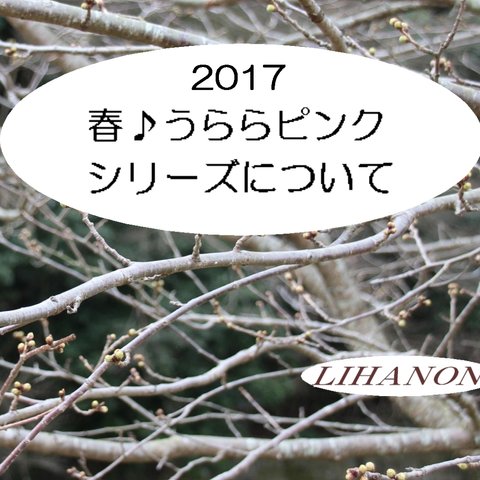 2017 春♪うららピンクシリーズのご案内