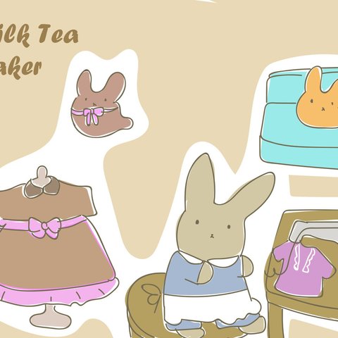 Snow Milk tea☃️のキャラクター紹介🐰