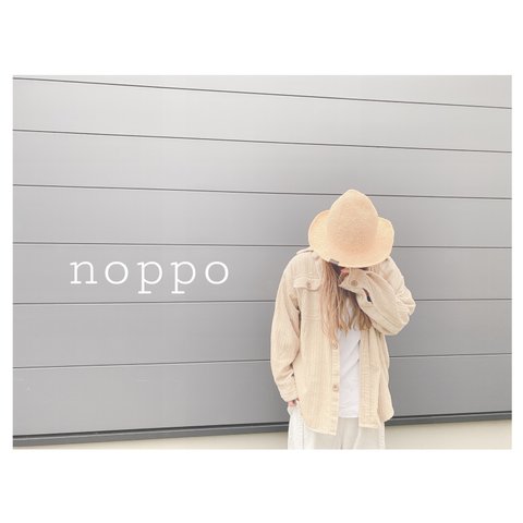 【noppo】のっぽな麦わら帽子