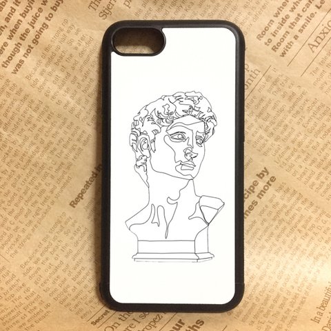 ダビデ像 イラスト iPhone ケース