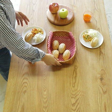 ダイニングテーブル 無垢 ホワイトアッシュ 横150ｃｍ 001 宮崎 無垢家具