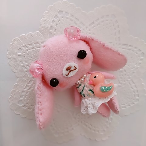 yさま専用♡たれ耳いちごみるくDoll♡ドール♡フェルト♡