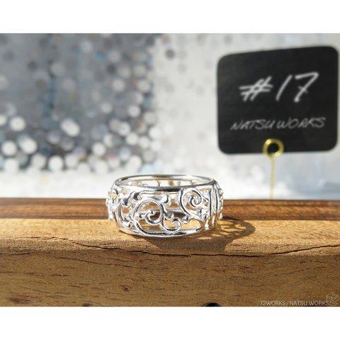 ボタニカル シルバーリング / Botanical Silver Ring #17