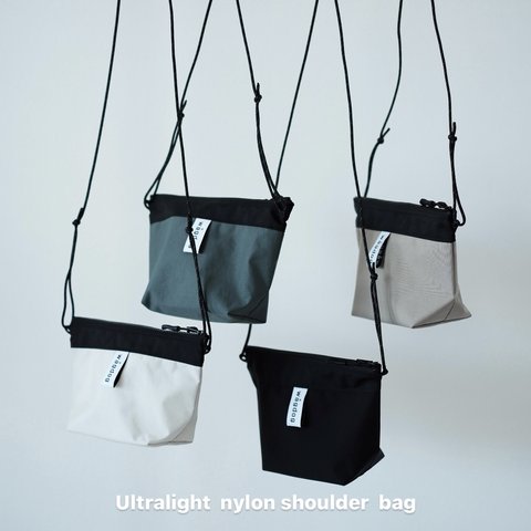 【Ultralight nylon shoulder bag】全4色