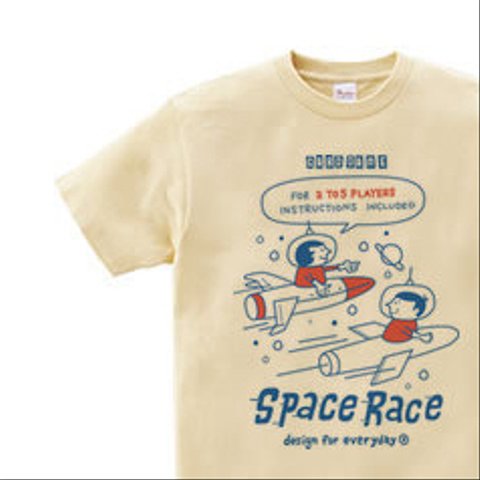 【再販】SPACE BOY & GIRL  WM～WL•S～XL Tシャツ【受注生産品】