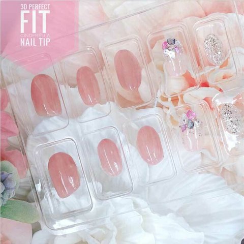 【次世代】ネイルチップ　3D perfect fit Cinderella nail tip 