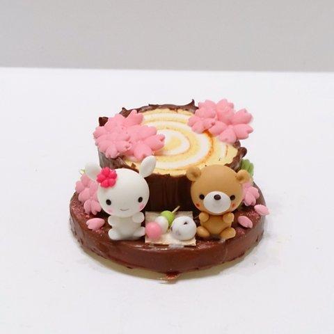 [sold out][再販]お花見ロールケーキ